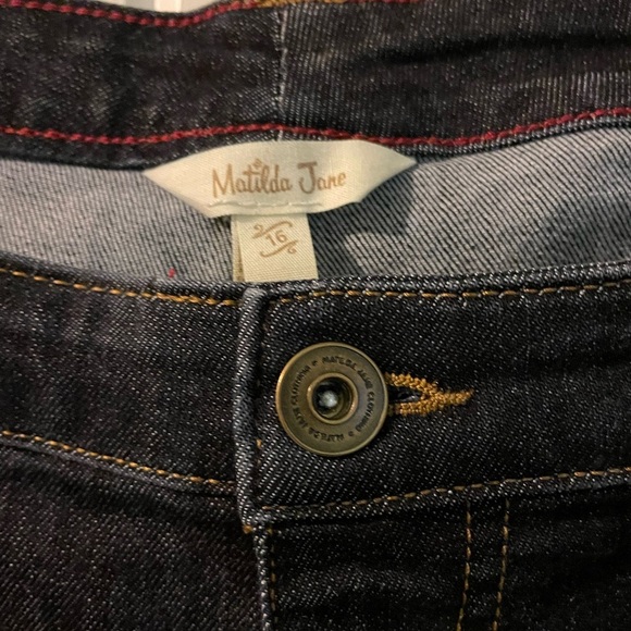 Matilda Jane straight leg jeans-size 16 NWOT - Picture 4 of 7